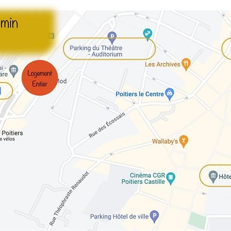Appartement En Face De La Gare - Centre Ville بواتييه المظهر الخارجي الصورة